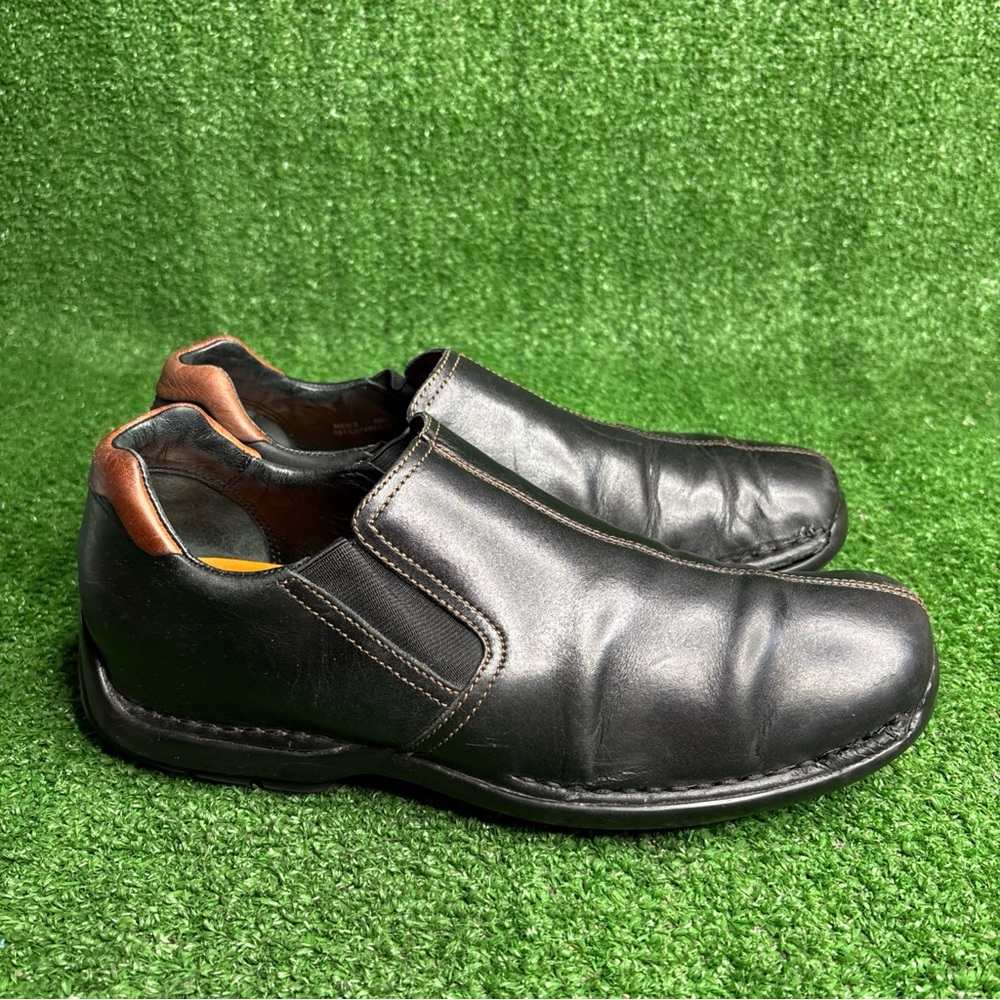 Cole Haan C07485 Men's Black Leather Split Toe Driving Loafers – Size‎ 8.5M